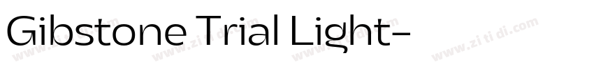 Gibstone Trial Light字体转换 Gibstone Trial Light字体转换